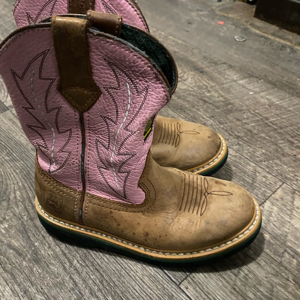 Girls John Deere boots